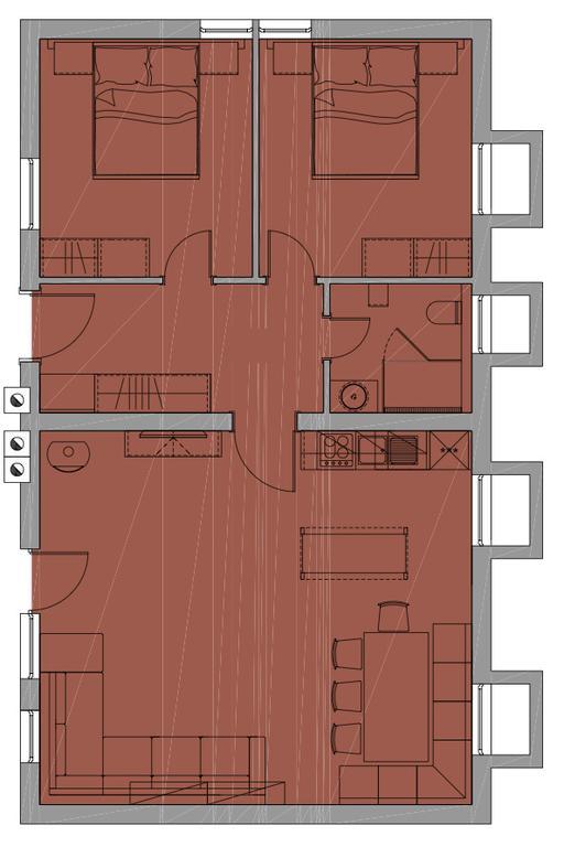 צרקליה נה גורניסקם Apartments Krvavec חדר תמונה